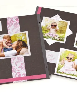 Black Noir Designer Journal/Mounting Cards — Our Memories for Life (OMFL) Photo