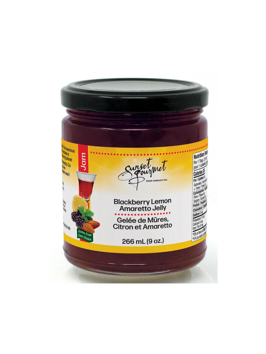 Blackberry Lemon Amaretto Jelly — Sunset Gourmet Sunset Gourmet