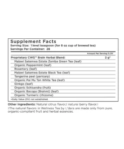Brain - Wellness Tea (56 g) — L'Dara Beverages