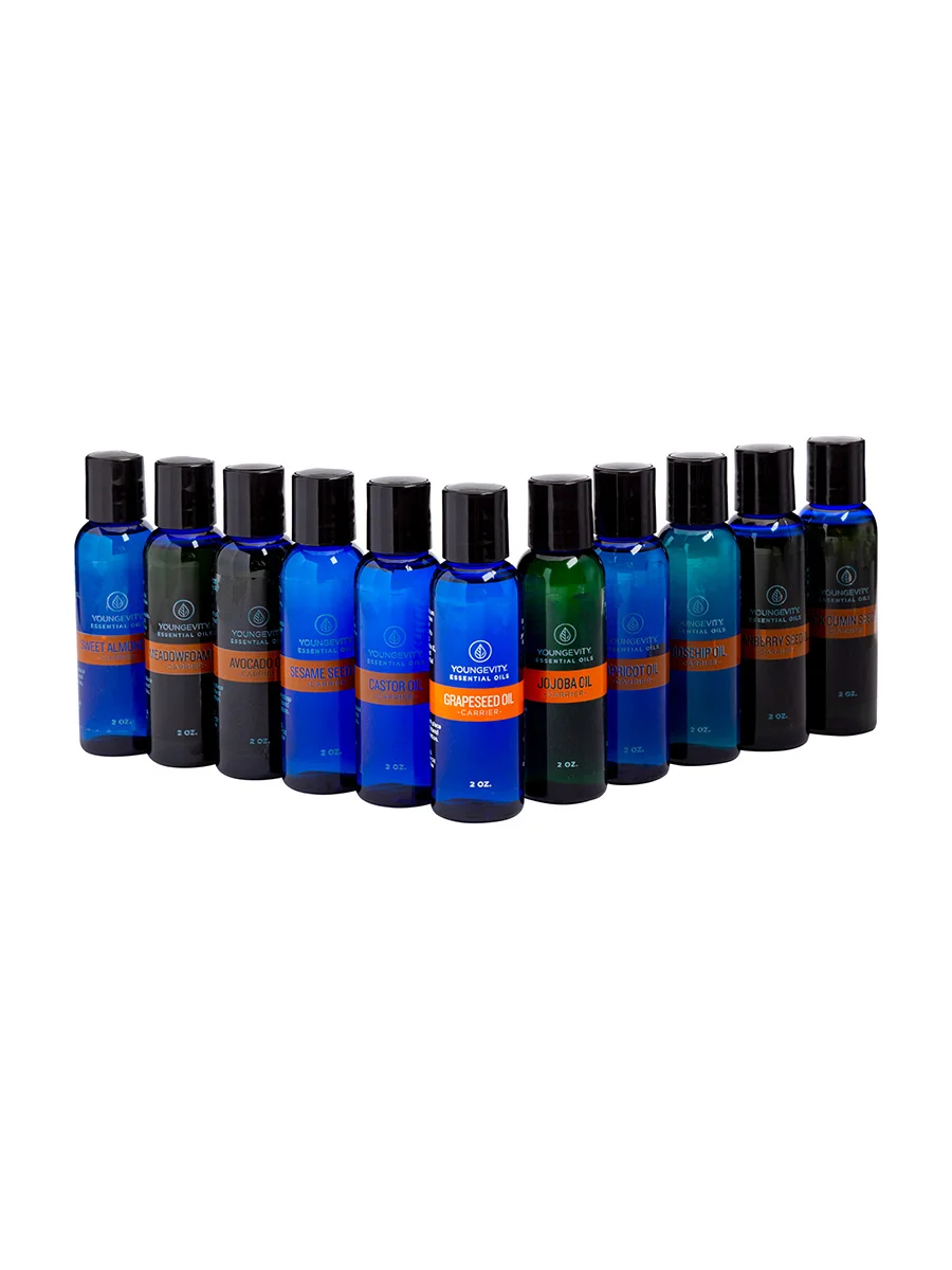 Carrier Oil Bundle 11 - 2 oz bottles — Youngevity Carrier Oils