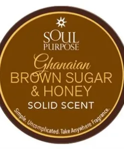 Ghanaian Brown Sugar & Honey Solid Scent — Soul Purpose Bath & Body