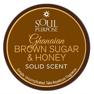 Ghanaian Brown Sugar & Honey Solid Scent — Soul Purpose Bath & Body