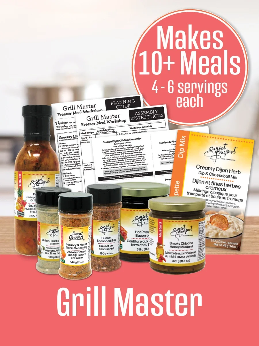 Grill Master - Freezer Meal Kit - 10+ meals — Sunset Gourmet Sunset Gourmet