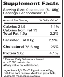 i26® Hyperimmune Egg - 135 Capsules — Legacy For Life Targeted Nutrition