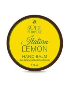 Italian Lemon Hand Balm - 1/2 oz. — Soul Purpose Bath & Body