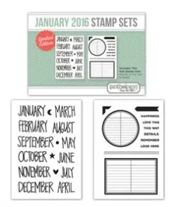 January Stamp Set — Anthology Photo