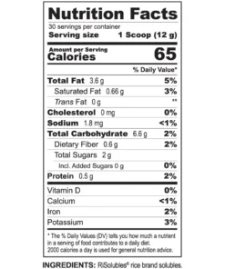 Life Solubles (360 g) Rice Bran — Integris Specials