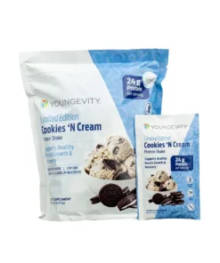 Limited-Edition Cookies 'N Cream Protein Shake — Youngevity Weight Management