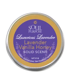 Luxurious Lavender Solid Scent 0.5oz — Soul Purpose Bath & Body
