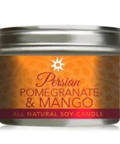 Mango and Pomegranate Candle - 8oz Tin — Soul Purpose Bath & Body