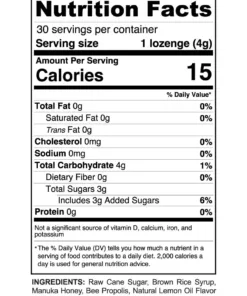 Manuka Force™ Lemon Honey Lozenges — Youngevity Targeted Nutrition