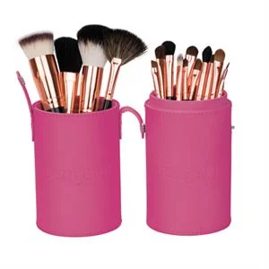 Mineral Makeup Brush Kit - Pink Case — Youngevity Tools & Accessories