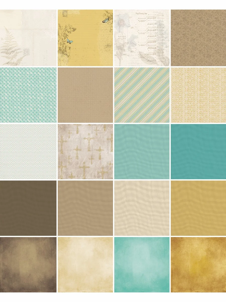 Miracles and Milestones by Katie Pertiet Designer Cardstock — Our Memories for Life (OMFL) Photo