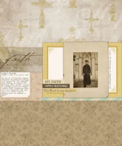 Miracles and Milestones by Katie Pertiet Designer Cardstock — Our Memories for Life (OMFL) Photo