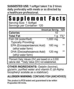 Omega™ - 120 Softgels — ProJoba Targeted Nutrition