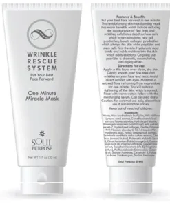 One Minute Miracle Mask: 30 ml tube — Soul Purpose Skin Care
