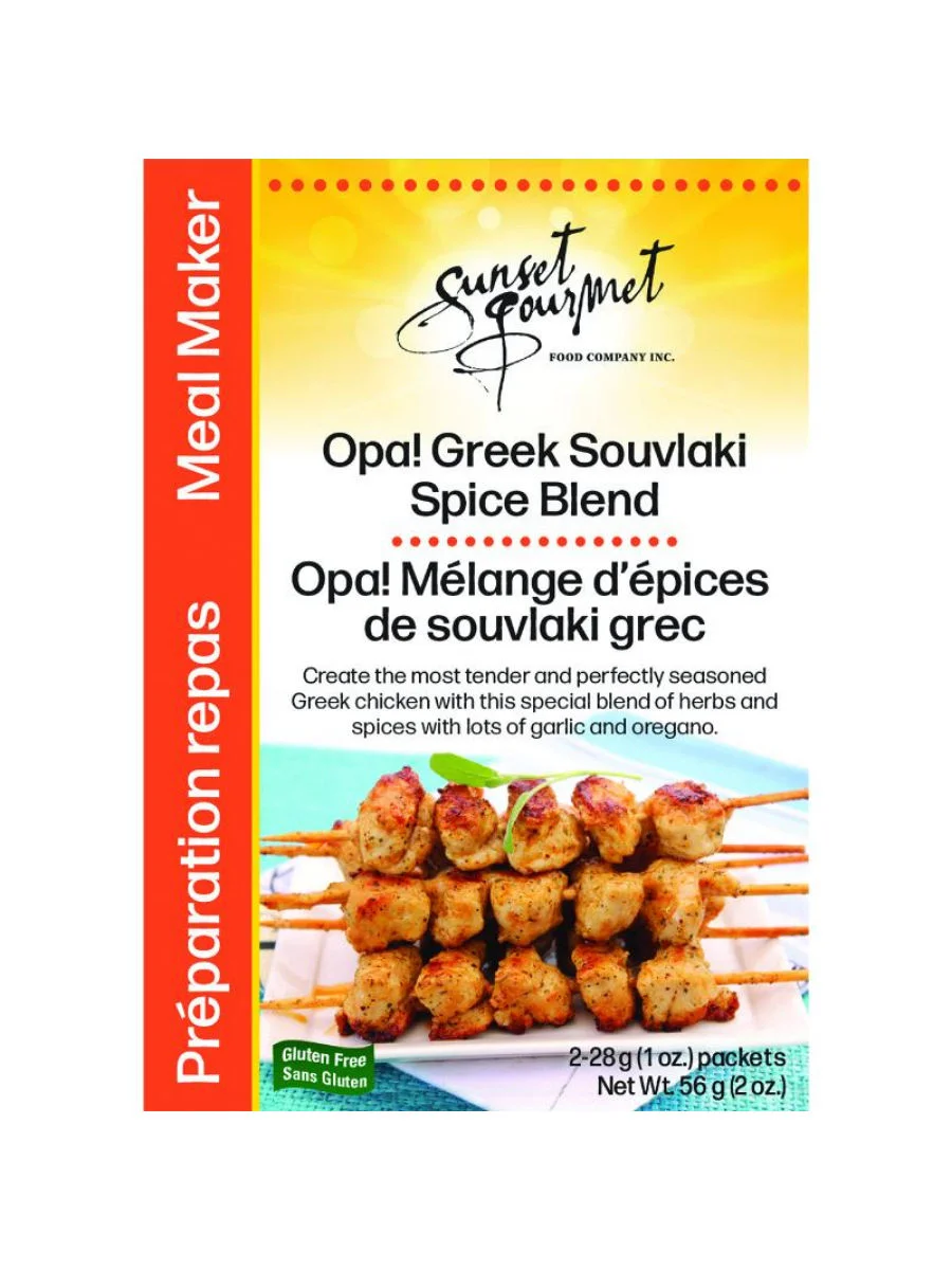 Opa! Greek Souvlaki Spice Blend — Sunset Gourmet Sunset Gourmet
