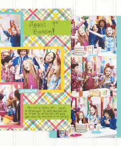 Party Bright's by Katie Pertiet Designer Cardstock — Our Memories for Life (OMFL) Photo