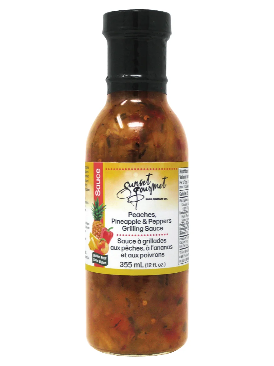 Peaches, Pineapple & Peppers Grilling Sauce — Sunset Gourmet Sunset Gourmet