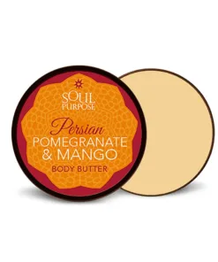 Persian Pomegranate Mango Body Butter - 4 oz. — Soul Purpose Bath & Body