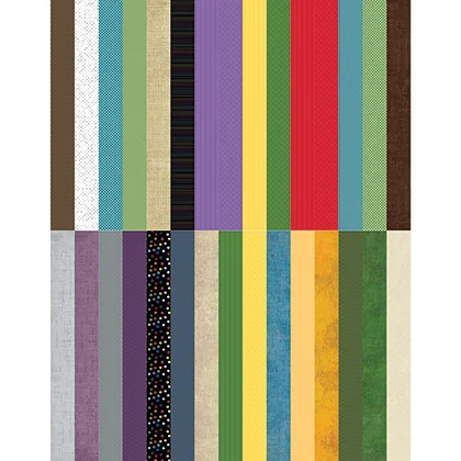 Pocket Wonder Designer Coordinates Border Strips by Lauren Hinds - Set 30 — Our Memories for Life (OMFL) Photo