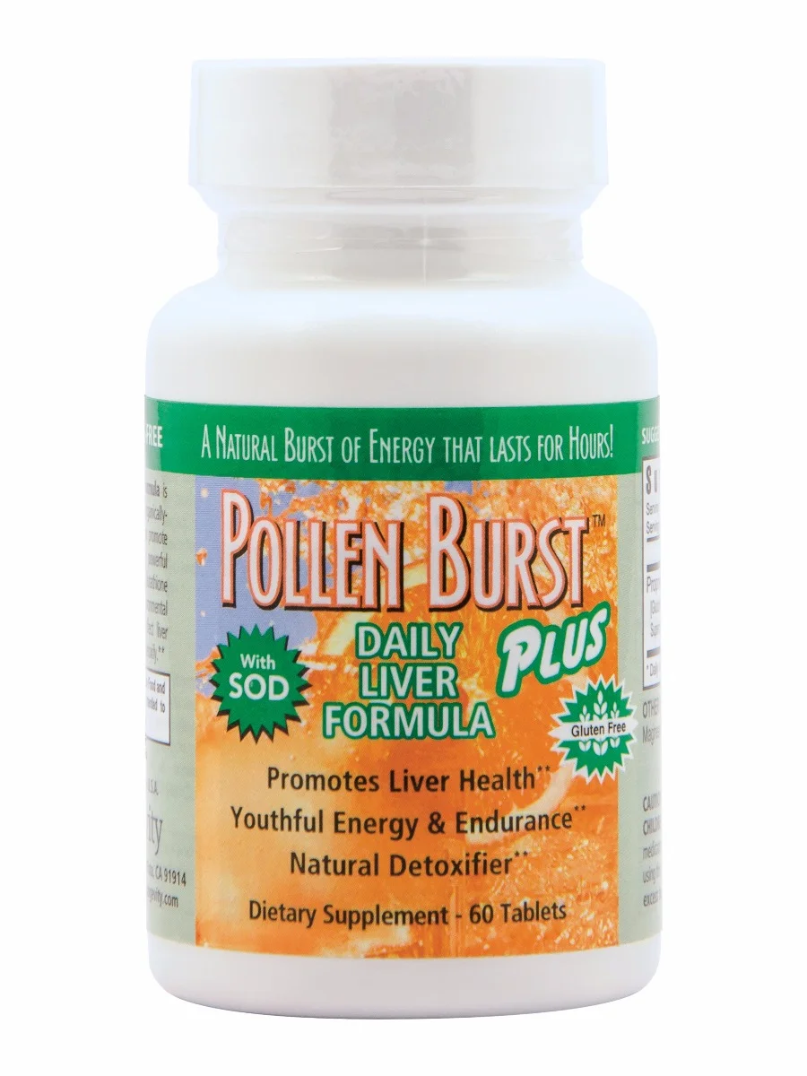 Pollen Burst™ Plus - Daily Liver Formula - 60 tablets — ProJoba Targeted Nutrition