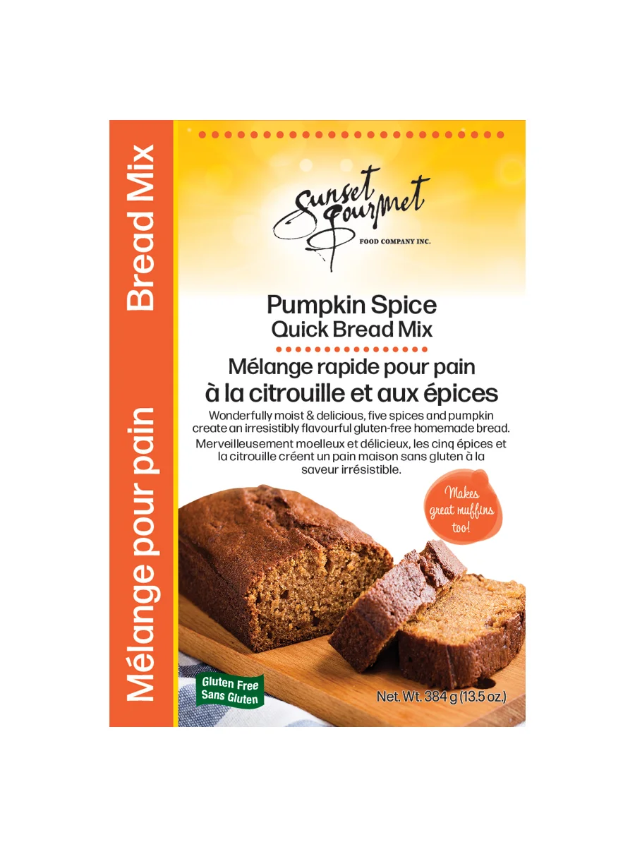Pumpkin Spice Quick Bread Mix — Sunset Gourmet Sunset Gourmet