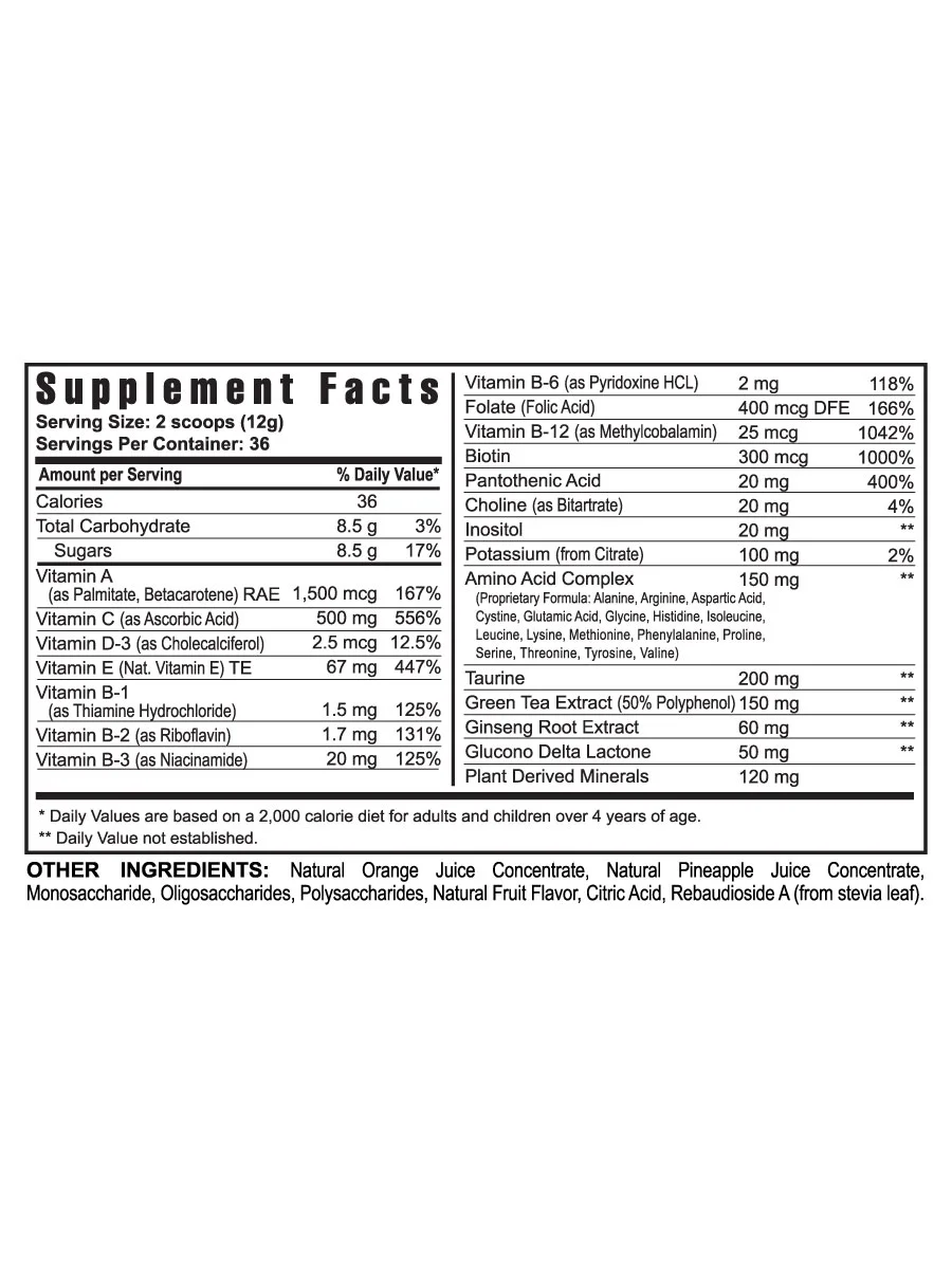Rebound FX™ Citrus Punch Sports Energy Drink — Youngevity Beverages