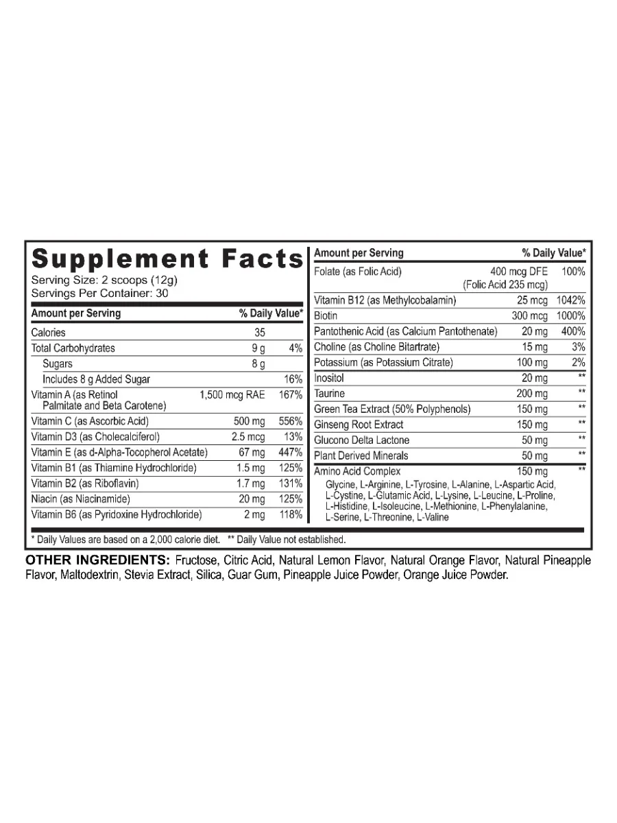 Rebound FX™ Citrus Punch Sports Energy Drink — Youngevity Beverages