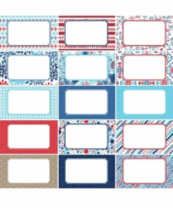Red, White & Beautiful by Katie Pertiet Journal Cards — Our Memories for Life (OMFL) Photo