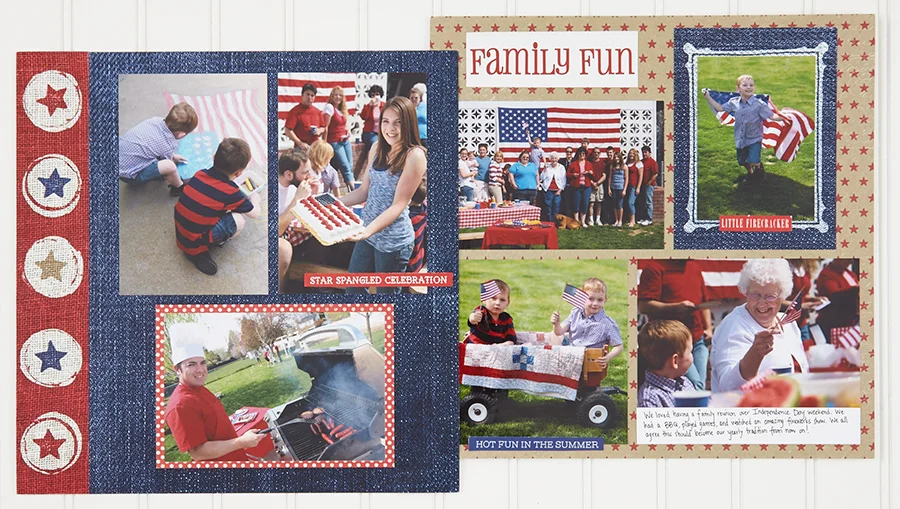 Red, White & Beautiful by Katie Pertiet Journal Cards — Our Memories for Life (OMFL) Photo