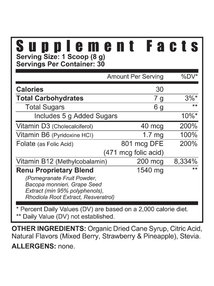 Renu iQ™ — Youngevity Targeted Nutrition