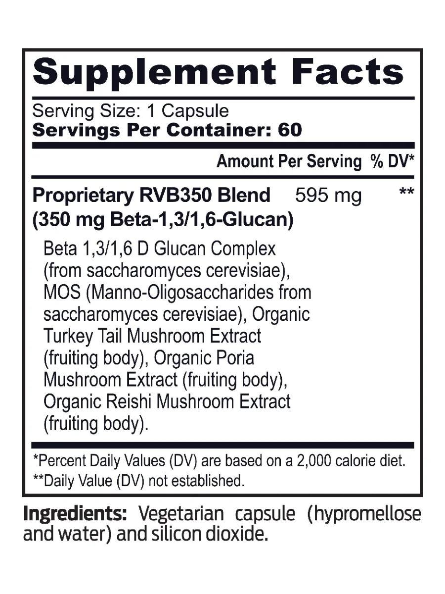 RVB 350 (Beta 1, 3/1, 6-Glucan) - 12 Pack — Youngevity Targeted Nutrition