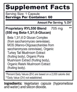 RYL BETA550 (Beta-1, 3/1, 6-Glucan) - 12 Pack — Youngevity Targeted Nutrition
