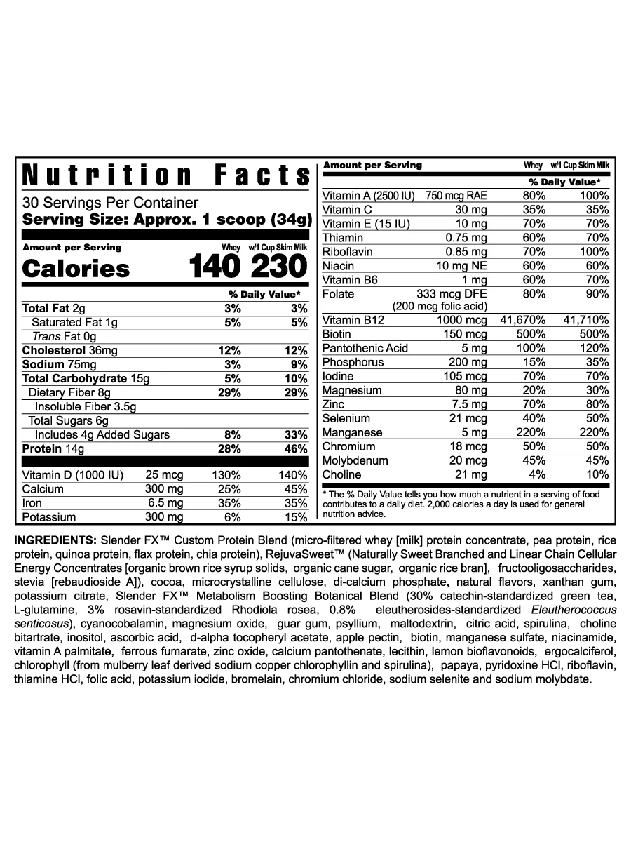 Slender FX™ Shake - Chocolate Fudge (4 Pack) — Youngevity Shakes