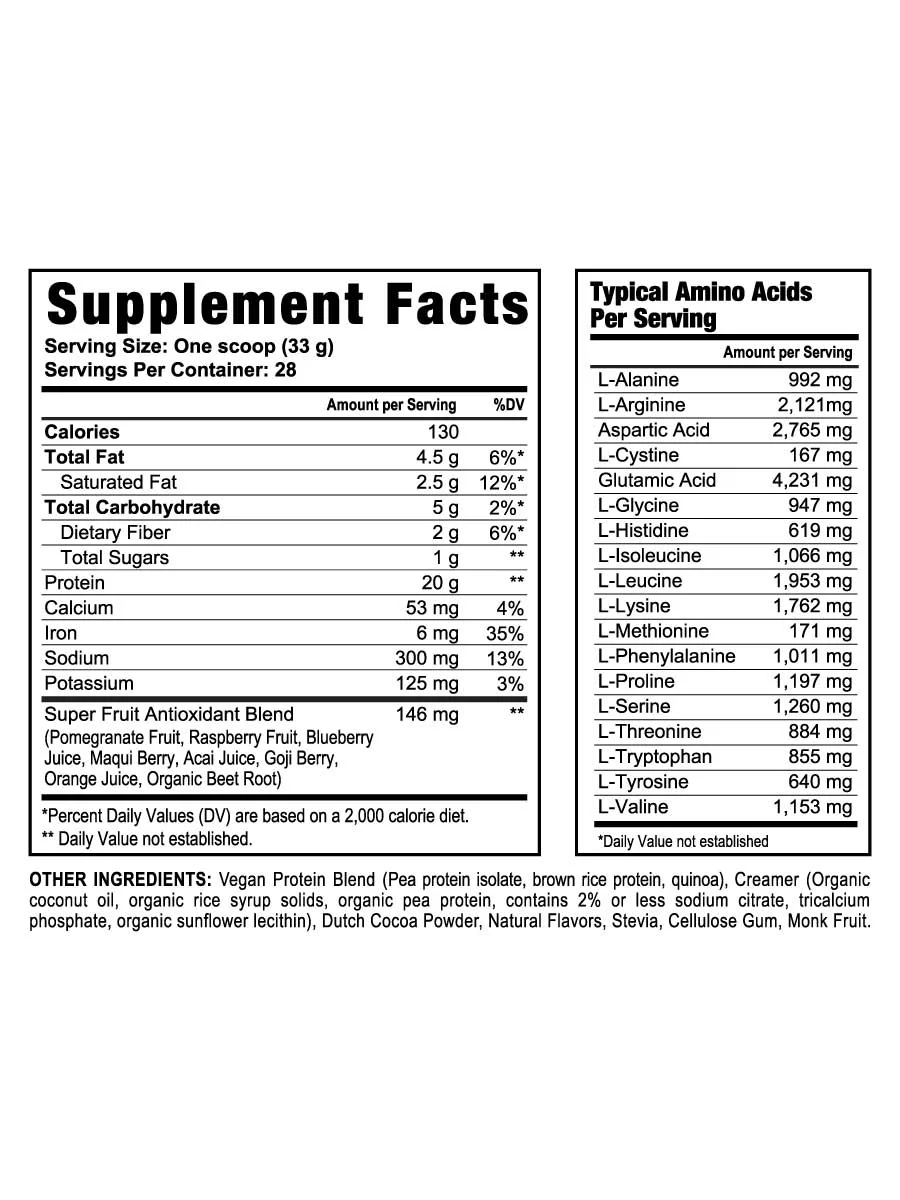 Sta-Natural® Plant-Based Protein Shake - Chocolate — Sta-Natural Targeted Nutrition