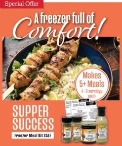 Supper Success Freezer Meal Kit - 5+ Meals — Sunset Gourmet Sunset Gourmet