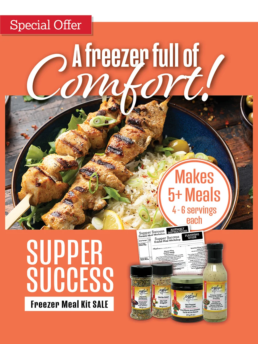 Supper Success Freezer Meal Kit - 5+ Meals — Sunset Gourmet Sunset Gourmet