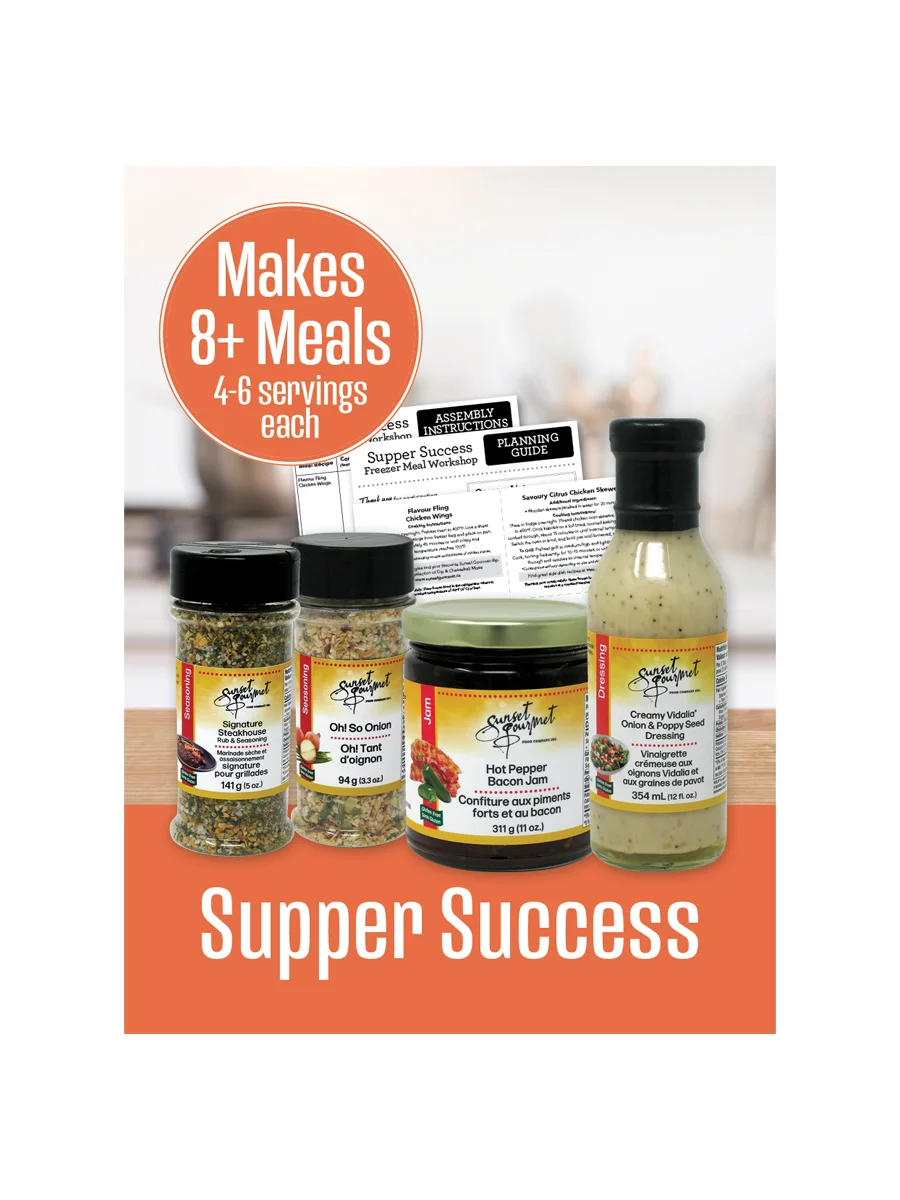 Supper Success Freezer Meal Kit - 5+ Meals — Sunset Gourmet Sunset Gourmet