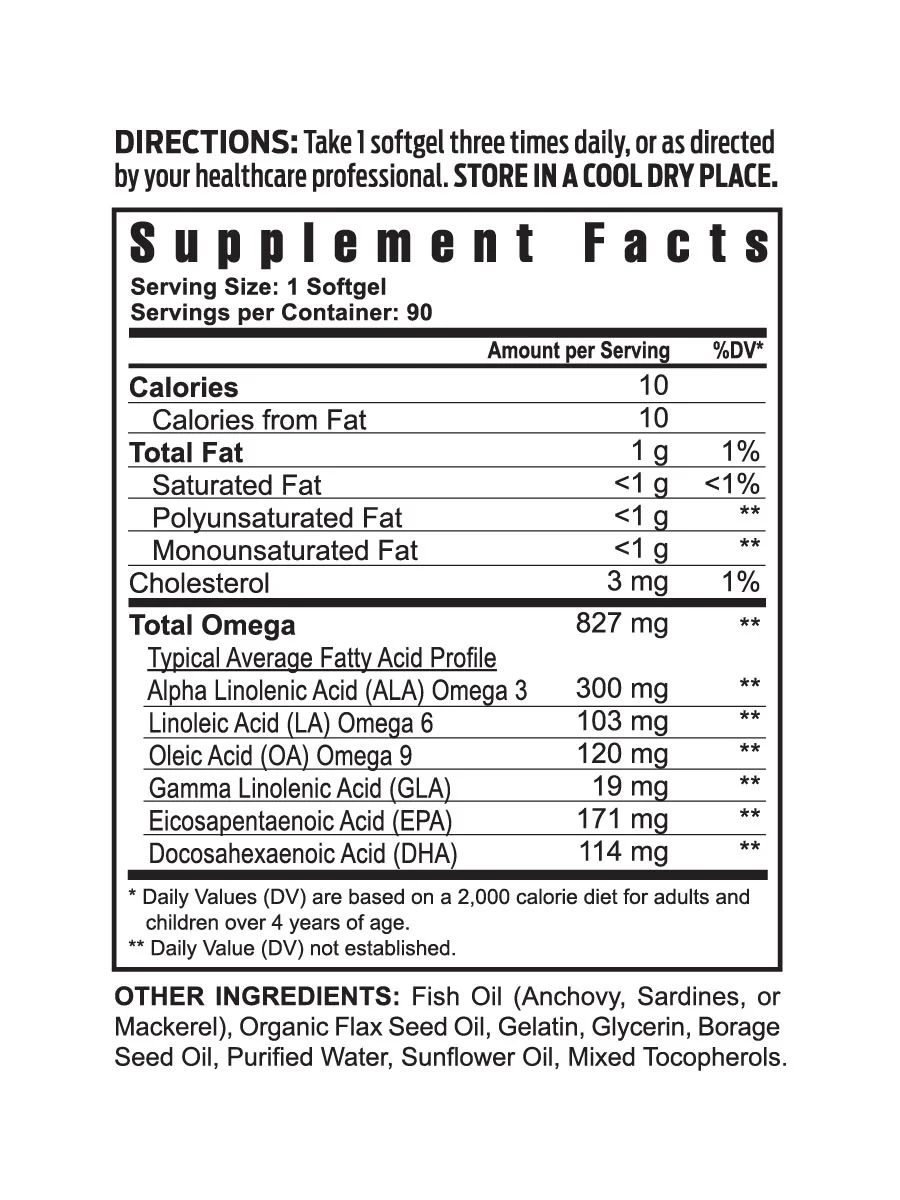 Ultimate EFA Plus™ - 90 soft gels — Youngevity Targeted Nutrition