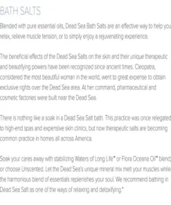 Unscented Dead Sea Bath Salts - 32 oz. — Youngevity Relaxation & Therapeutic