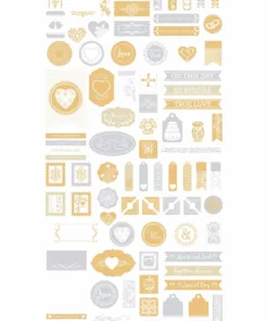 Wedded Bliss by Katie Pertiet Accent Stickers — Our Memories for Life (OMFL) Photo