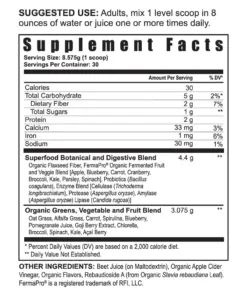 Youngevity Super Greens™ Canister — Beyond Organic Targeted Nutrition